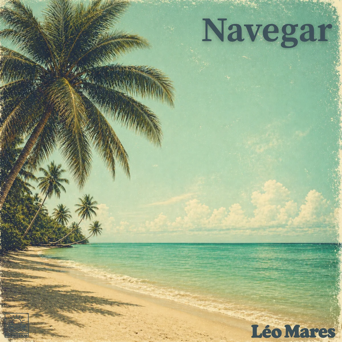 Capa do álbum Navegar de Léo Mares